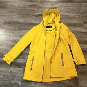 Yellow Tommy Hilfiger Jacket with Hood